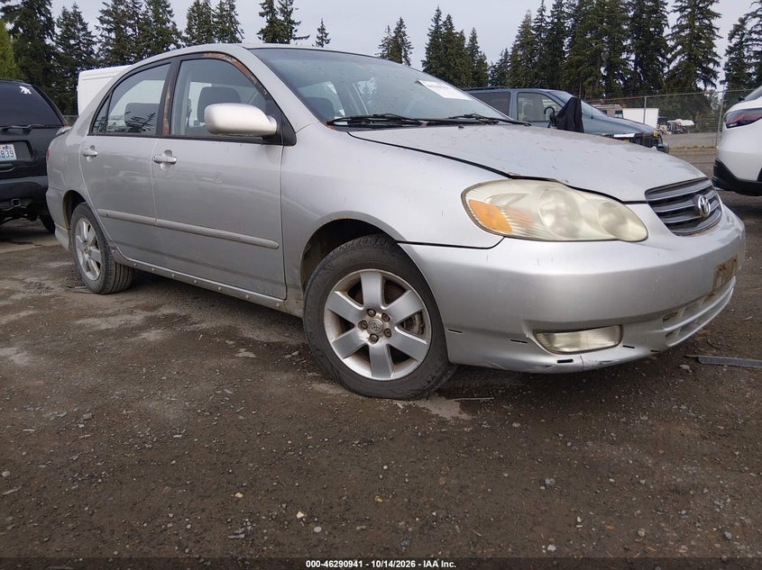 2003 TOYOTA COROLLA S | 1NXBR32E03Z162759 | UPCARS
