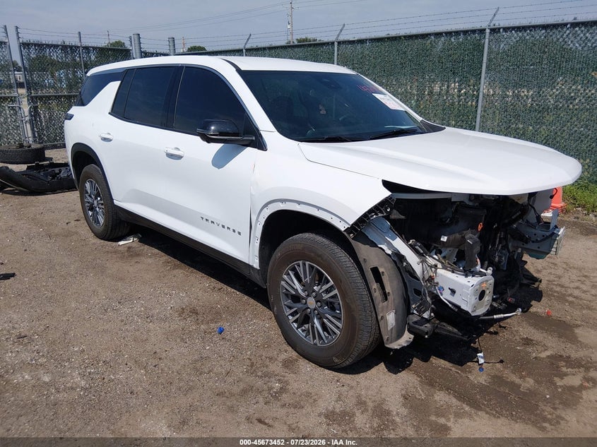 2024 CHEVROLET TRAVERSE FWD LS | 1GNEREKS3RJ185389 | UPCARS