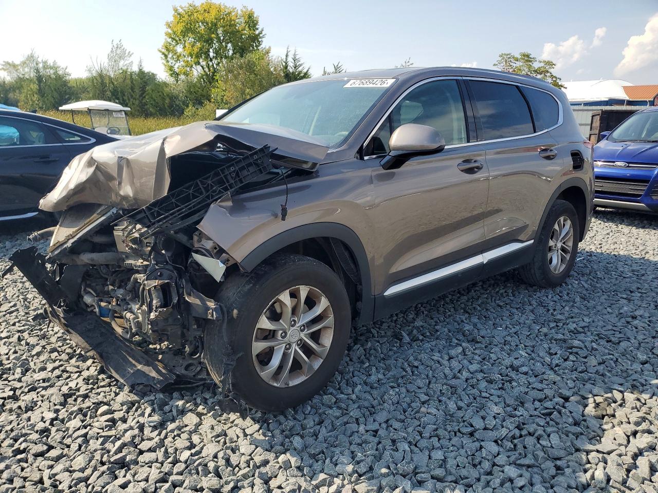 2019 HYUNDAI SANTA FE SEL 2.4L | 5NMS33AD1KH073769 | UPCARS