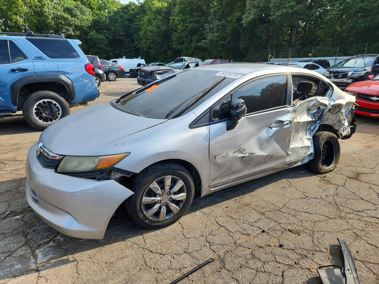2012 HONDA CIVIC LX | 19XFB2F58CE327910 | UPCARS