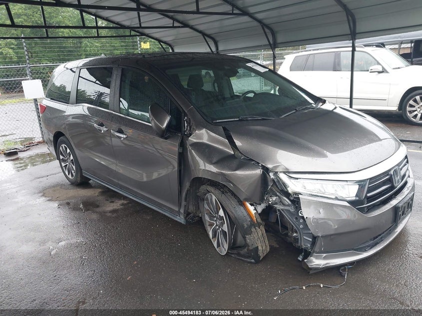2022 HONDA ODYSSEY EX-L | 5FNRL6H77NB053578 | UPCARS