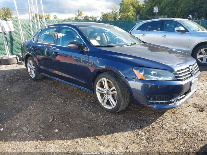 2014 VOLKSWAGEN PASSA TDI SE W/SUNROOF | 1VWBN7A32EC106920 | UPCARS