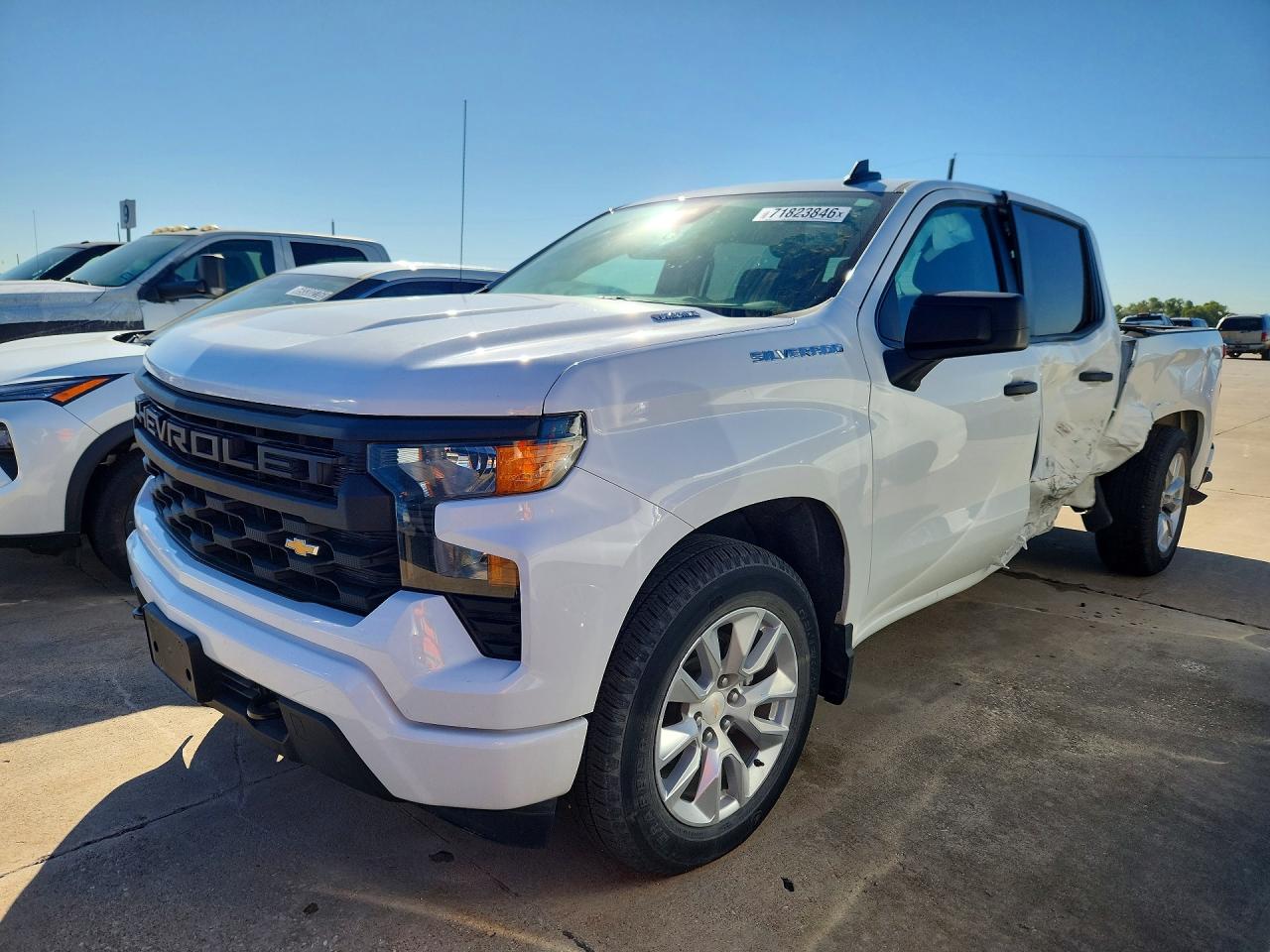 2025 CHEVROLET SILVERADO C1500 CUSTOM | 1GCPABEKXSZ243539 | UPCARS