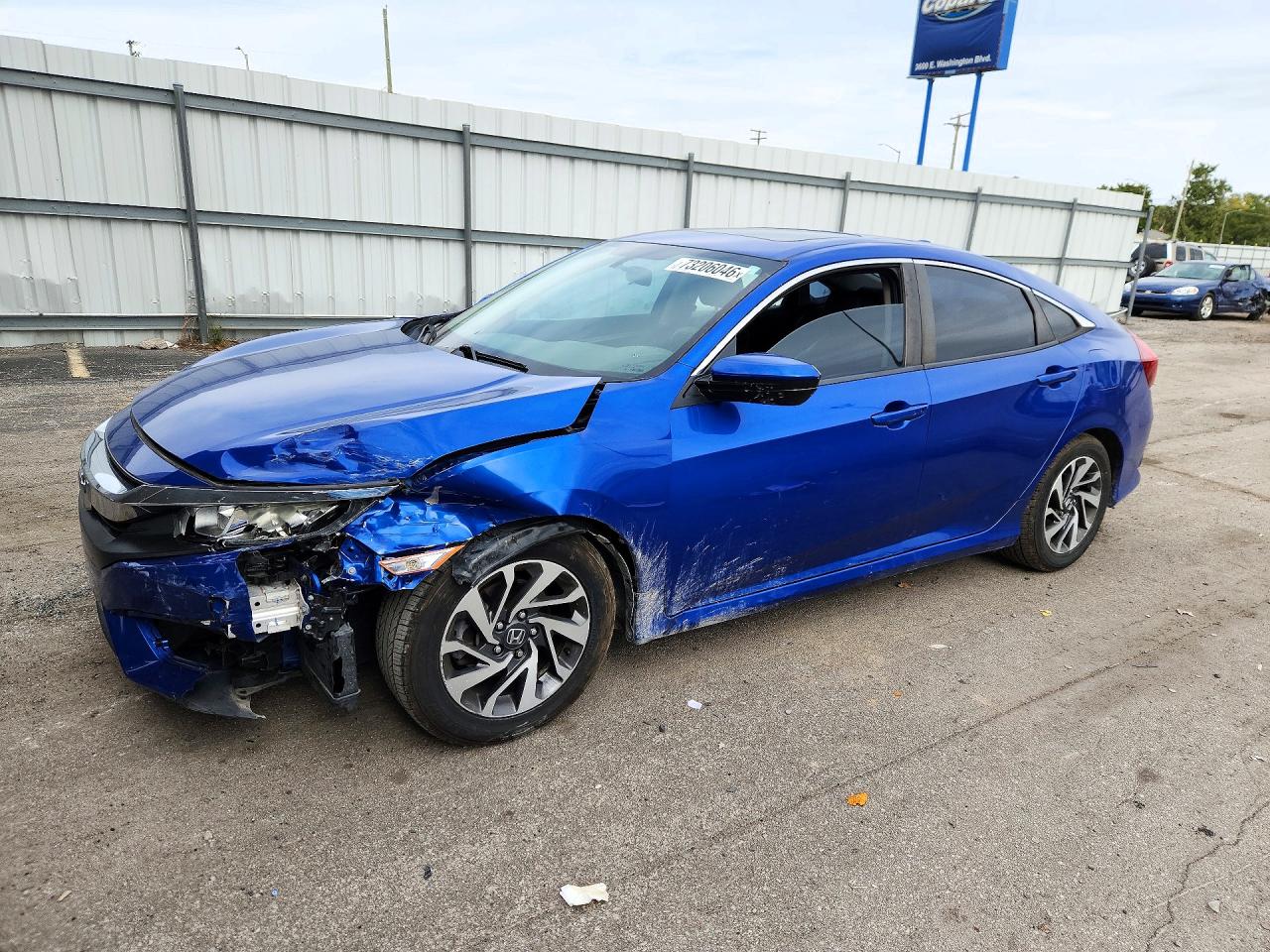 2018 HONDA CIVIC EX | 2HGFC2F7XJH508346 | UPCARS