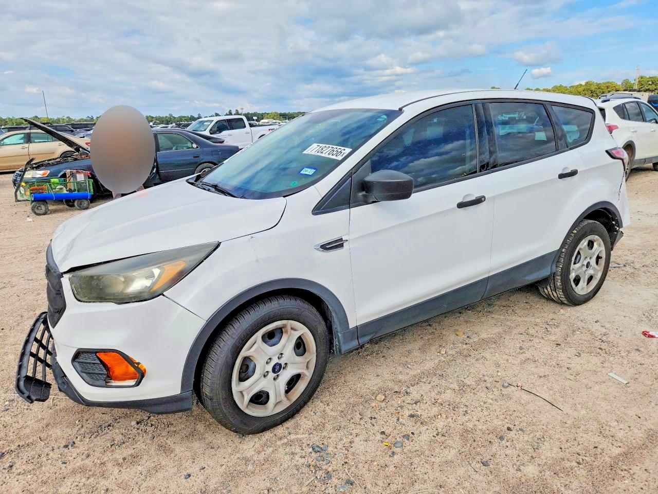 2018 FORD ESCAPE S | 1FMCU0F70JUB24264 | UPCARS