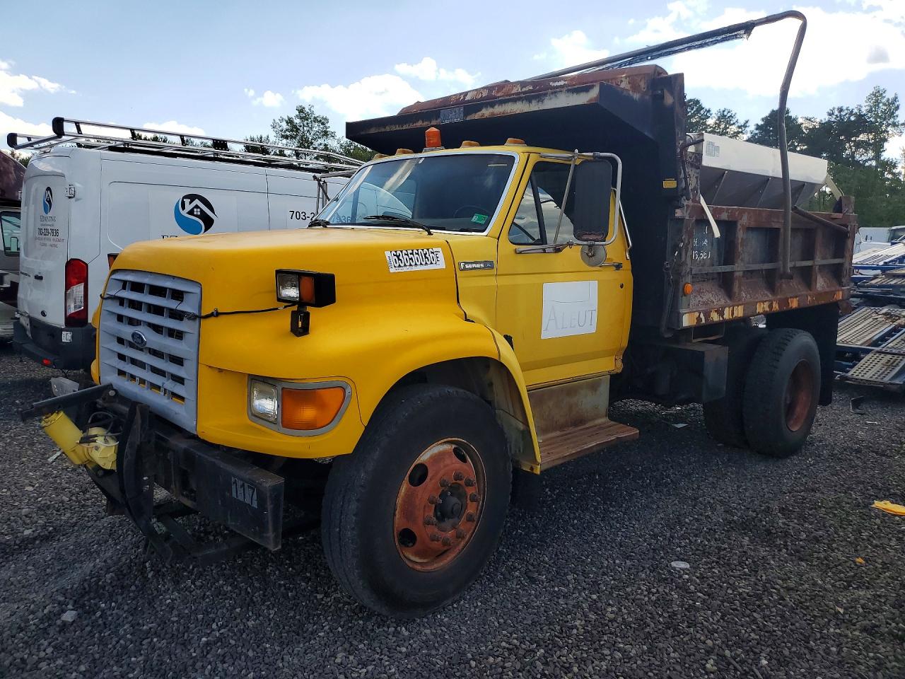 1996 FORD F-800 DUMP TRUCK | 1FDPF80C0TVA22329 | UPCARS