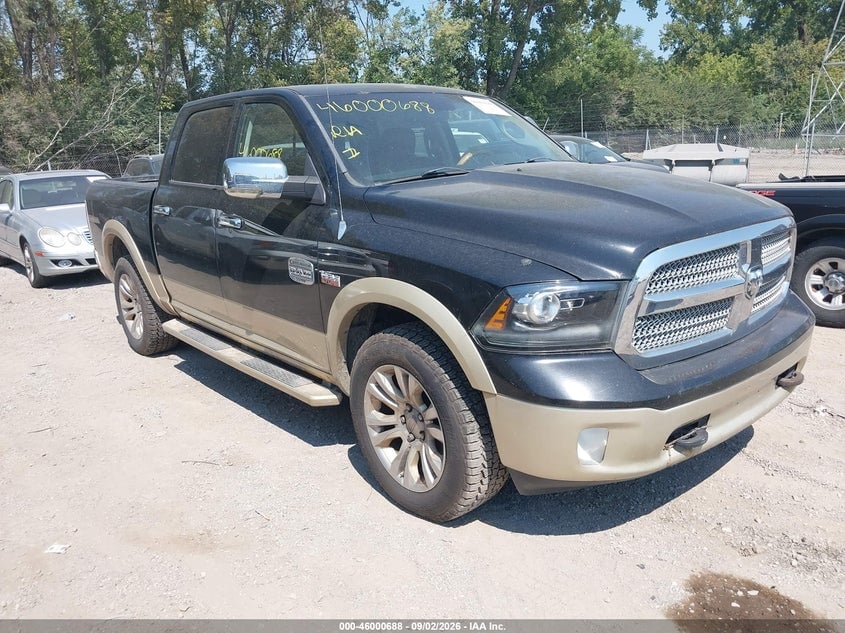 2013 RAM 1500 LARAMIE LONGHORN EDITION | 1C6RR7PT3DS635124 | UPCARS