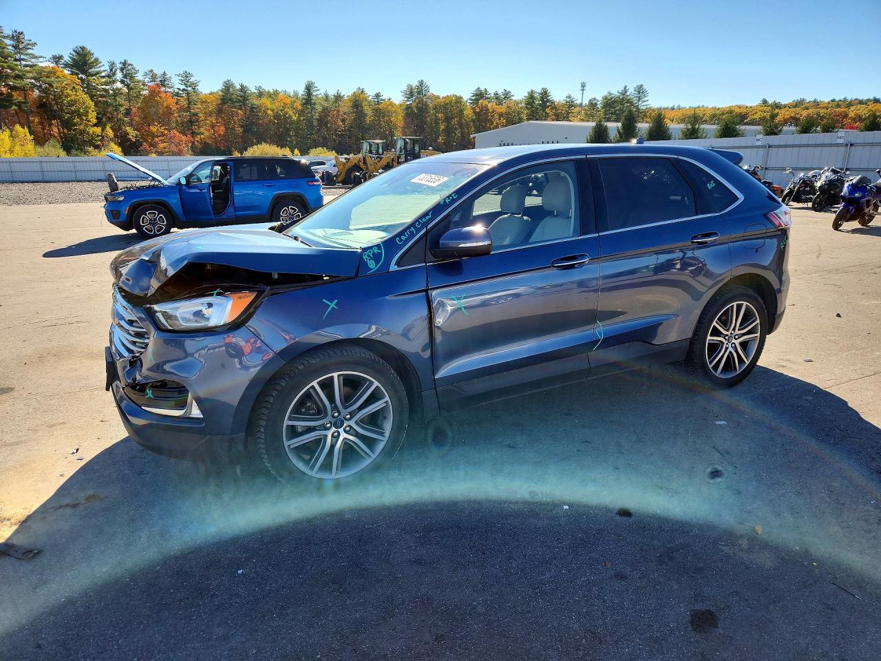 2019 FORD EDGE TITANIUM | 2FMPK4K98KBB87366 | UPCARS