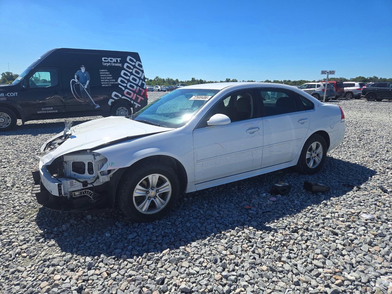 2012 CHEVROLET IMPALA LS | 2G1WF5E39C1169377 | UPCARS