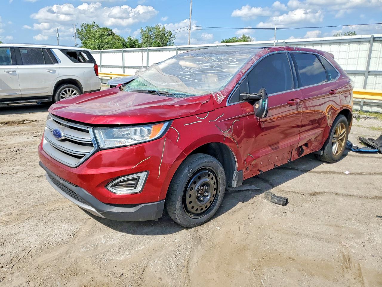 2015 FORD EDGE SEL | 2FMTK3J80FBB59844 | UPCARS