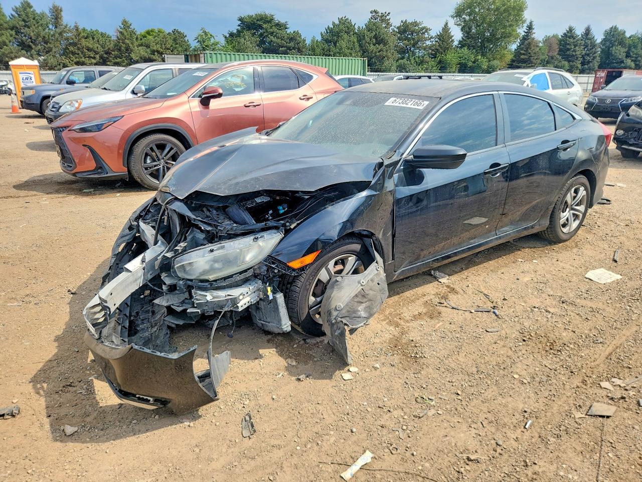 2019 HONDA CIVIC LX | 19XFC2F63KE203712 | UPCARS