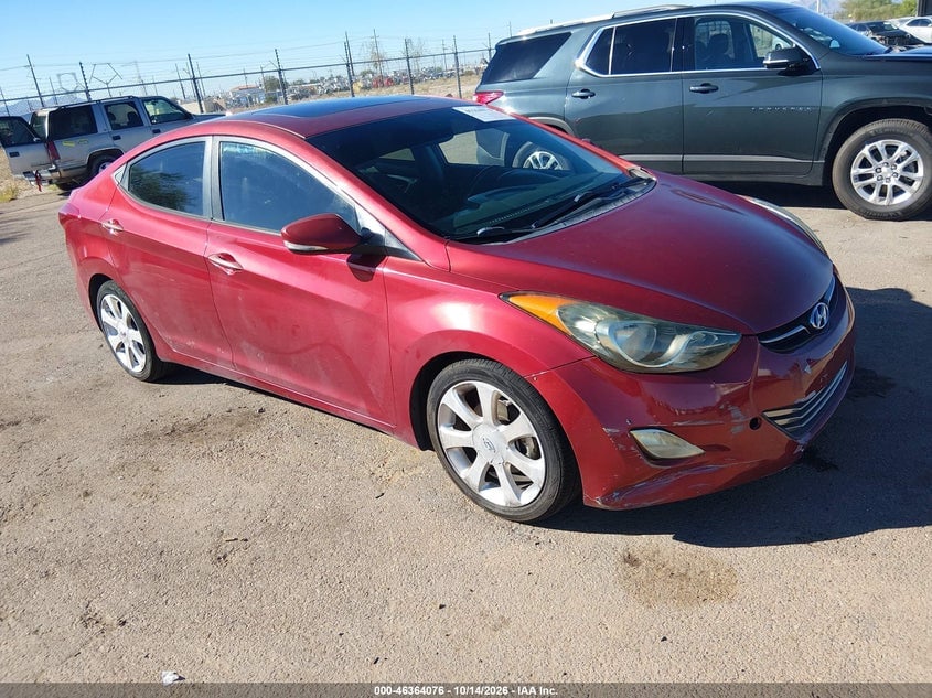 2013 HYUNDAI ELANTRA LIMITED | 5NPDH4AE5DH375869 | UPCARS