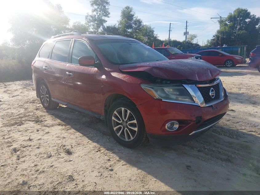 2014 NISSAN PATHFINDER SV | 5N1AR2MN3EC687441 | UPCARS