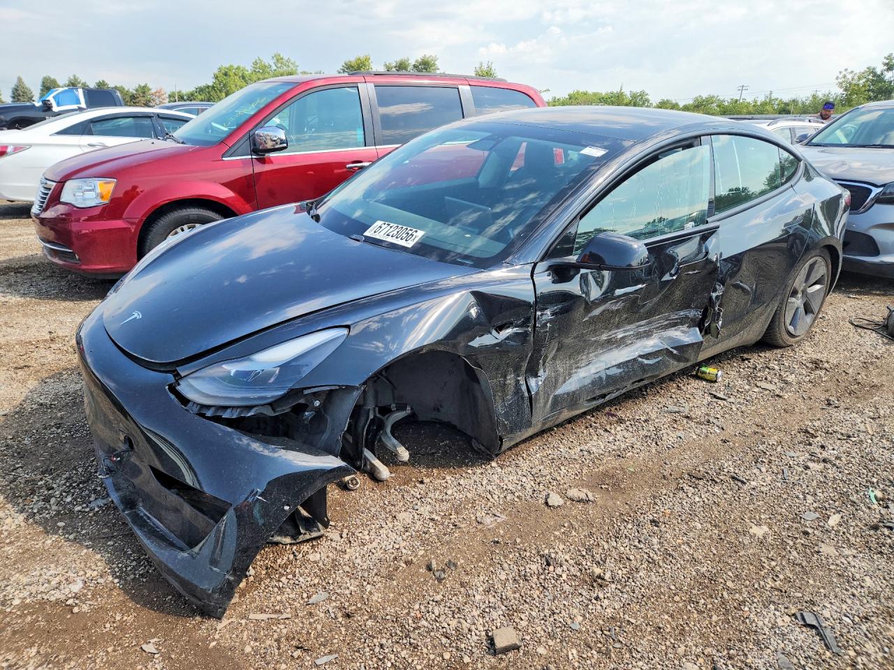 2021 TESLA MODEL 3 | 5YJ3E1EB9MF869511 | UPCARS