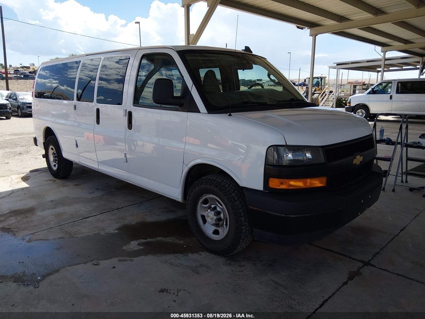 2020 CHEVROLET EXPRESS PASSENGE RWD 3500 EXTENDED WHEELBASE LS | 1GAZGNFG2L1251002 | UPCARS