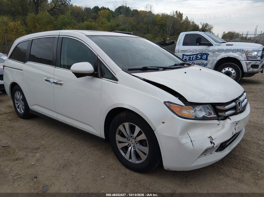 2017 HONDA ODYSSEY EX-L | 5FNRL5H60HB020704 | UPCARS