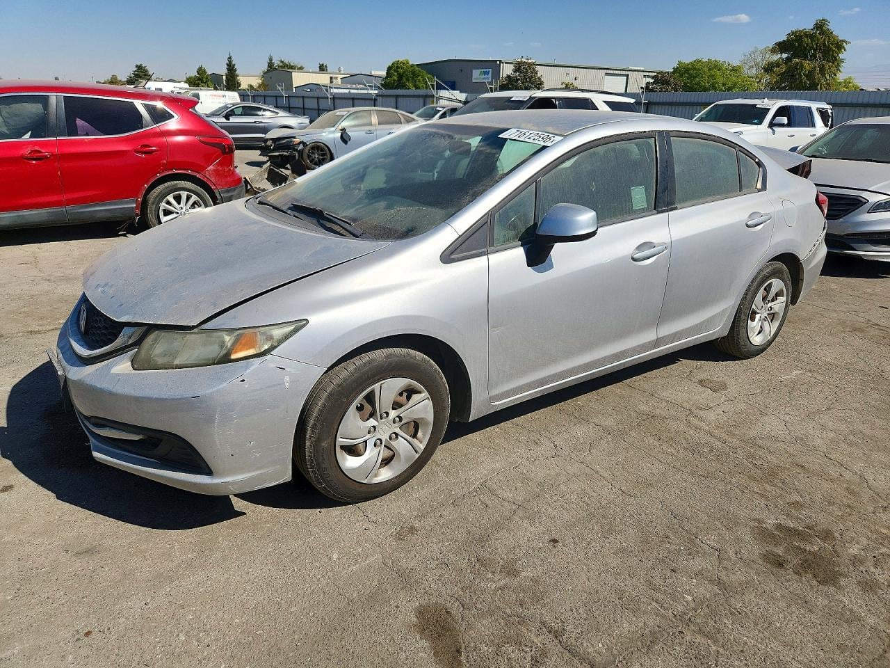 2013 HONDA CIVIC LX | 19XFB2F5XDE206054 | UPCARS