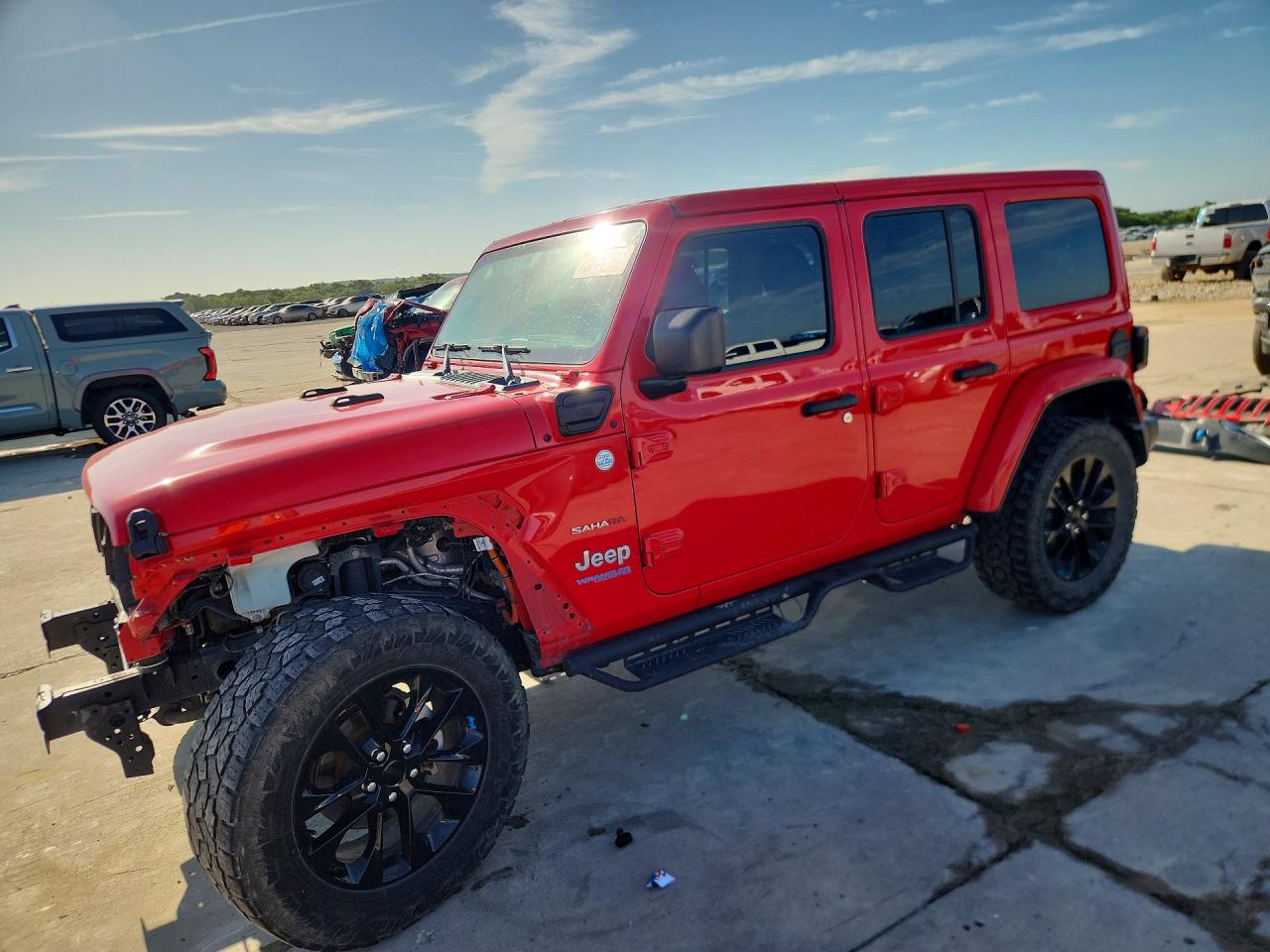 2022 JEEP WRANGLER SAHARA 4XE | 1C4JJXP68NW206241 | UPCARS