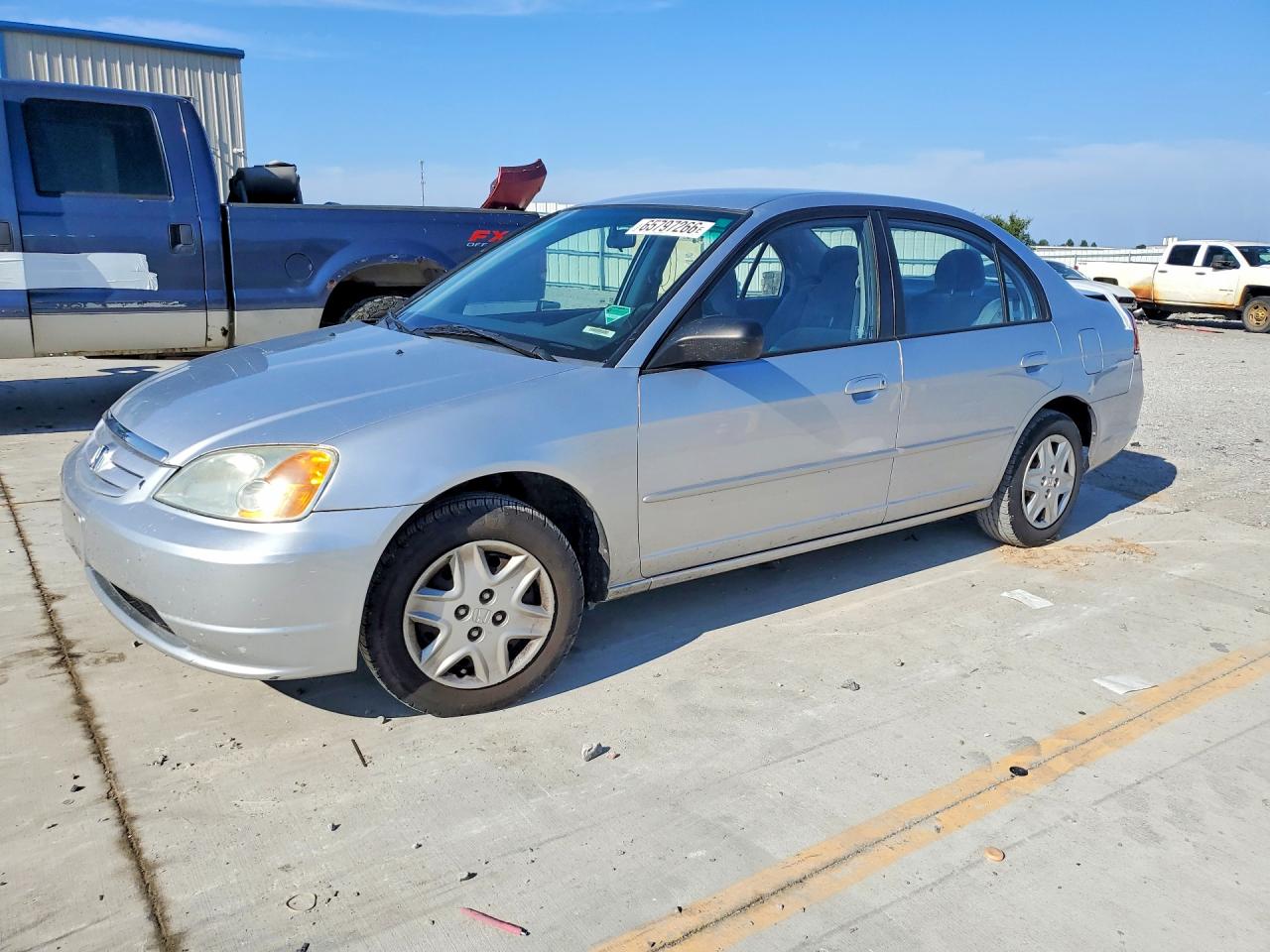 2003 HONDA CIVIC LX | 2HGES16593H559024 | UPCARS