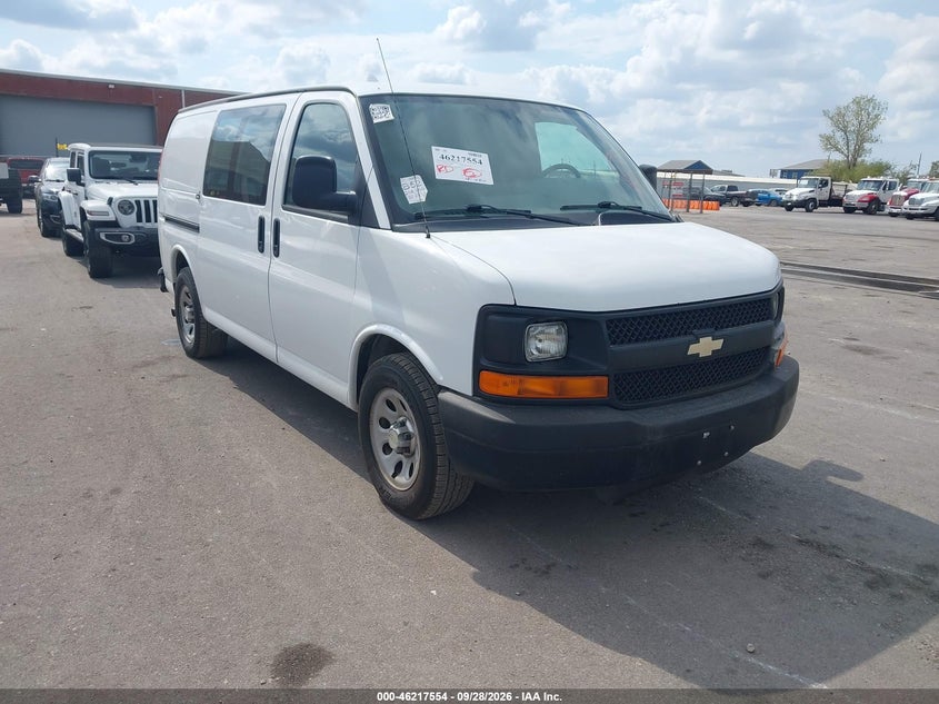2014 CHEVROLET EXPRESS 1500 WORK VAN | 1GCSGAFX5E1155269 | UPCARS