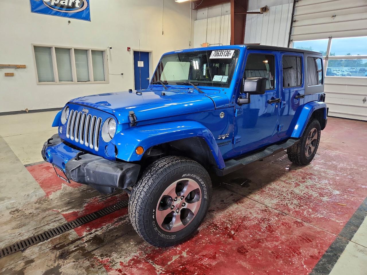 2016 JEEP WRANGLER SAHARA | 1C4BJWEG9GL230773 | UPCARS