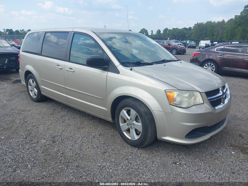 2013 DODGE GRAND CARAVAN SE | 2C4RDGBG2DR740742 | UPCARS
