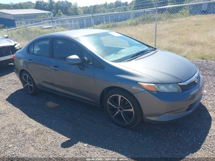 2012 HONDA CIVIC LX | 19XFB2F56CE088681 | UPCARS