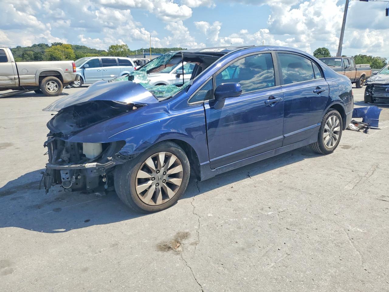 2009 HONDA CIVIC EX | 19XFA16809E045468 | UPCARS