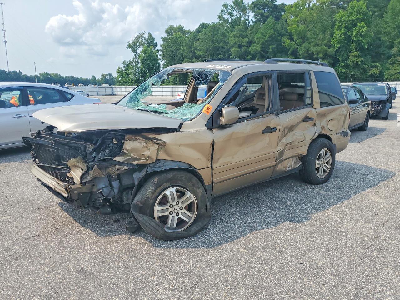 2003 HONDA PILOT EXL | 2HKYF18663H605857 | UPCARS