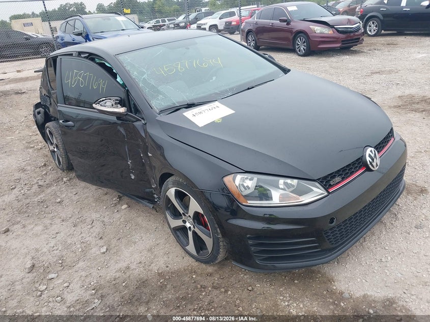 2017 VOLKSWAGEN GOLF GTI S 4-DOOR | 3VW5T7AU2HM004547 | UPCARS