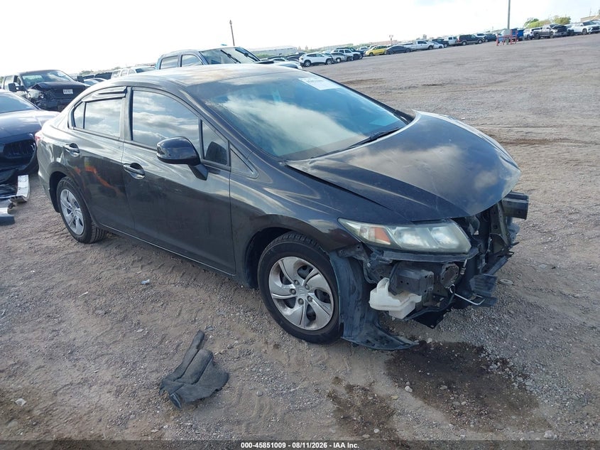 2013 HONDA CIVIC LX | 2HGFB2F59DH536709 | UPCARS