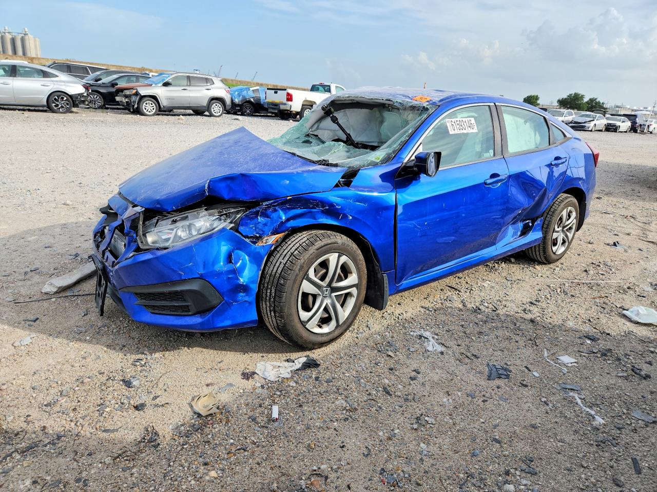 2018 HONDA CIVIC LX | 19XFC2F5XJE018952 | UPCARS