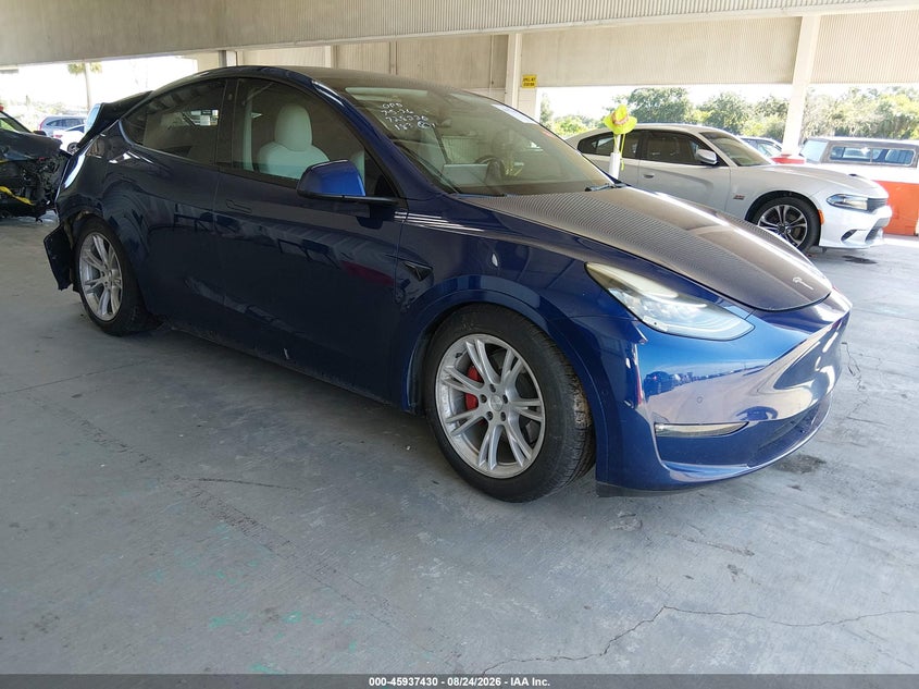 2021 TESLA MODEL Y LONG RANGE DUAL MOTOR ALL-WHEEL DRIVE | 5YJYGDEE0MF197981 | UPCARS