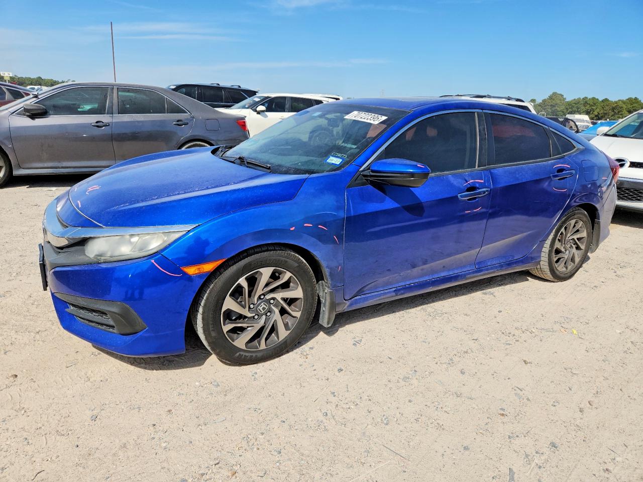 2018 HONDA CIVIC EX | 19XFC2F77JE039517 | UPCARS
