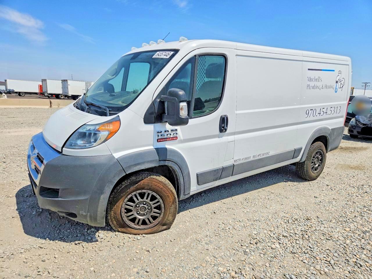 2018 RAM PROMASTER DELIVERY VAN | 3C6TRVAG4JE140810 | UPCARS