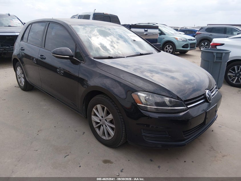 2015 VOLKSWAGEN GOLF TSI S 4-DOOR | 3VW217AU6FM013435 | UPCARS