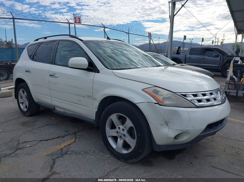 2005 NISSAN MURANO S | JN8AZ08T75W304461 | UPCARS