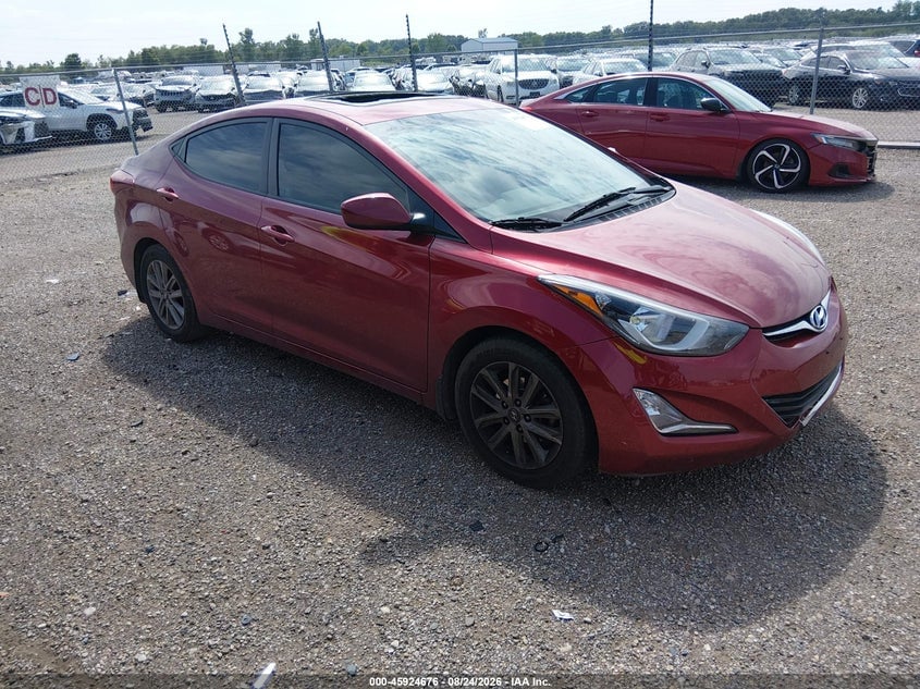 2016 HYUNDAI ELANTRA SE | 5NPDH4AE6GH778926 | UPCARS