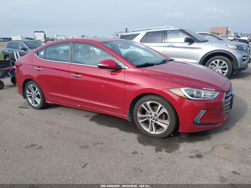 2017 HYUNDAI ELANTRA LIMITED | KMHD84LF0HU280584 | UPCARS