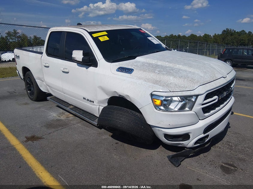 2022 RAM 1500 BIG HORN  4X4 6'4 BOX | 1C6SRFBT3NN338096 | UPCARS