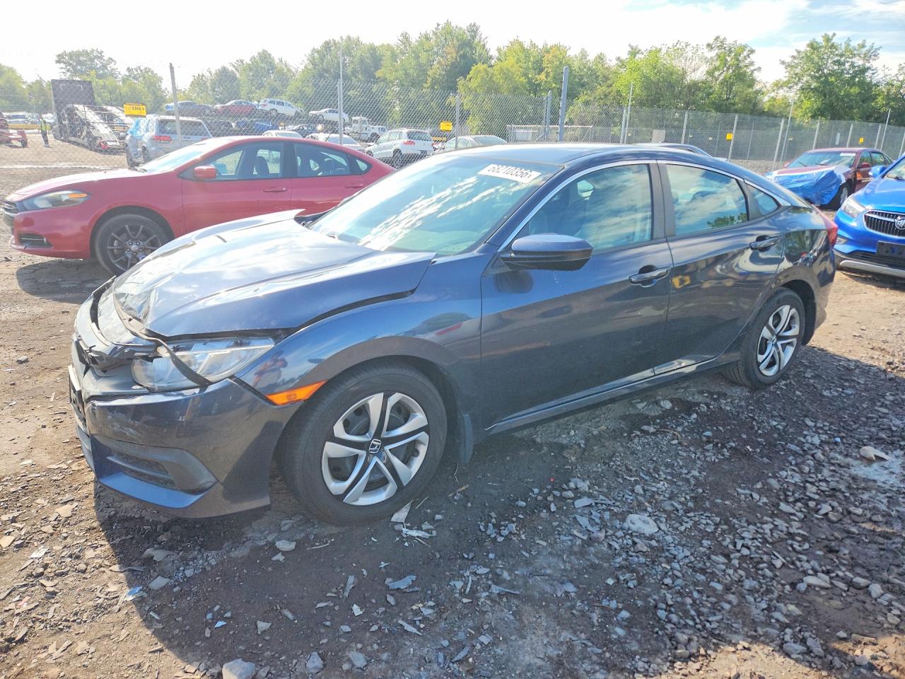 2017 HONDA CIVIC LX | 2HGFC2F57HH523539 | UPCARS