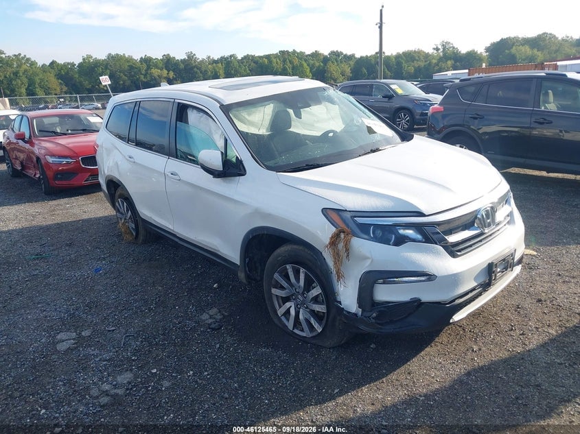 2022 HONDA PILOT AWD EX-L | 5FNYF6H56NB081793 | UPCARS
