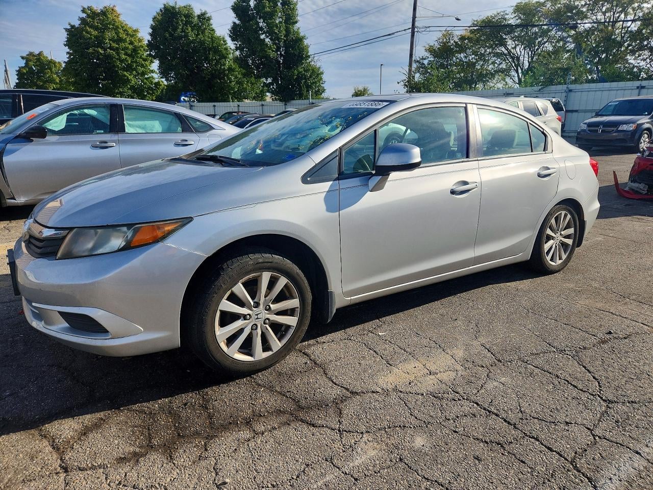 2012 HONDA CIVIC EX | 19XFB2F80CE045092 | UPCARS