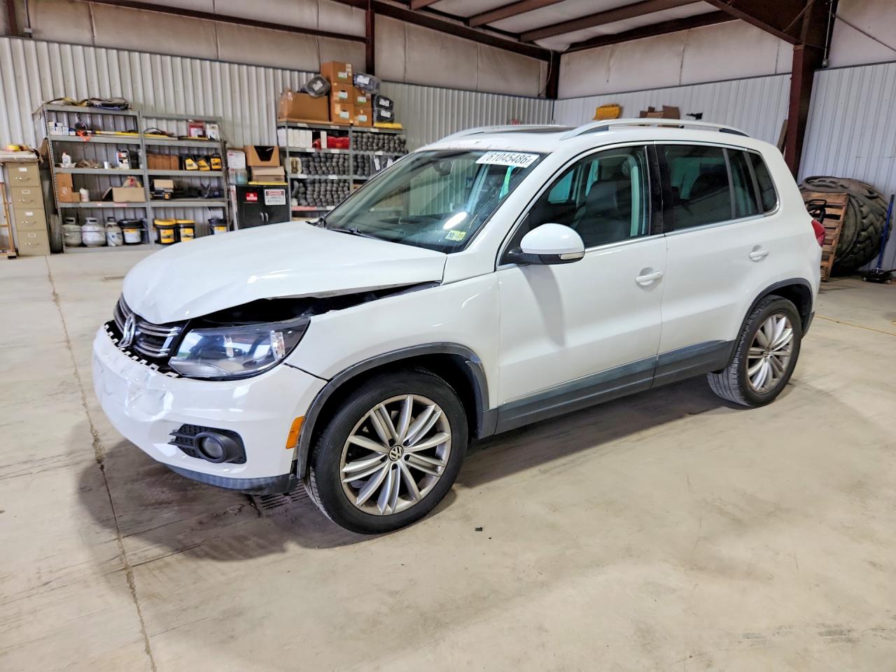 2014 VOLKSWAGEN TIGUAN S | WVGAV3AX5EW573608 | UPCARS