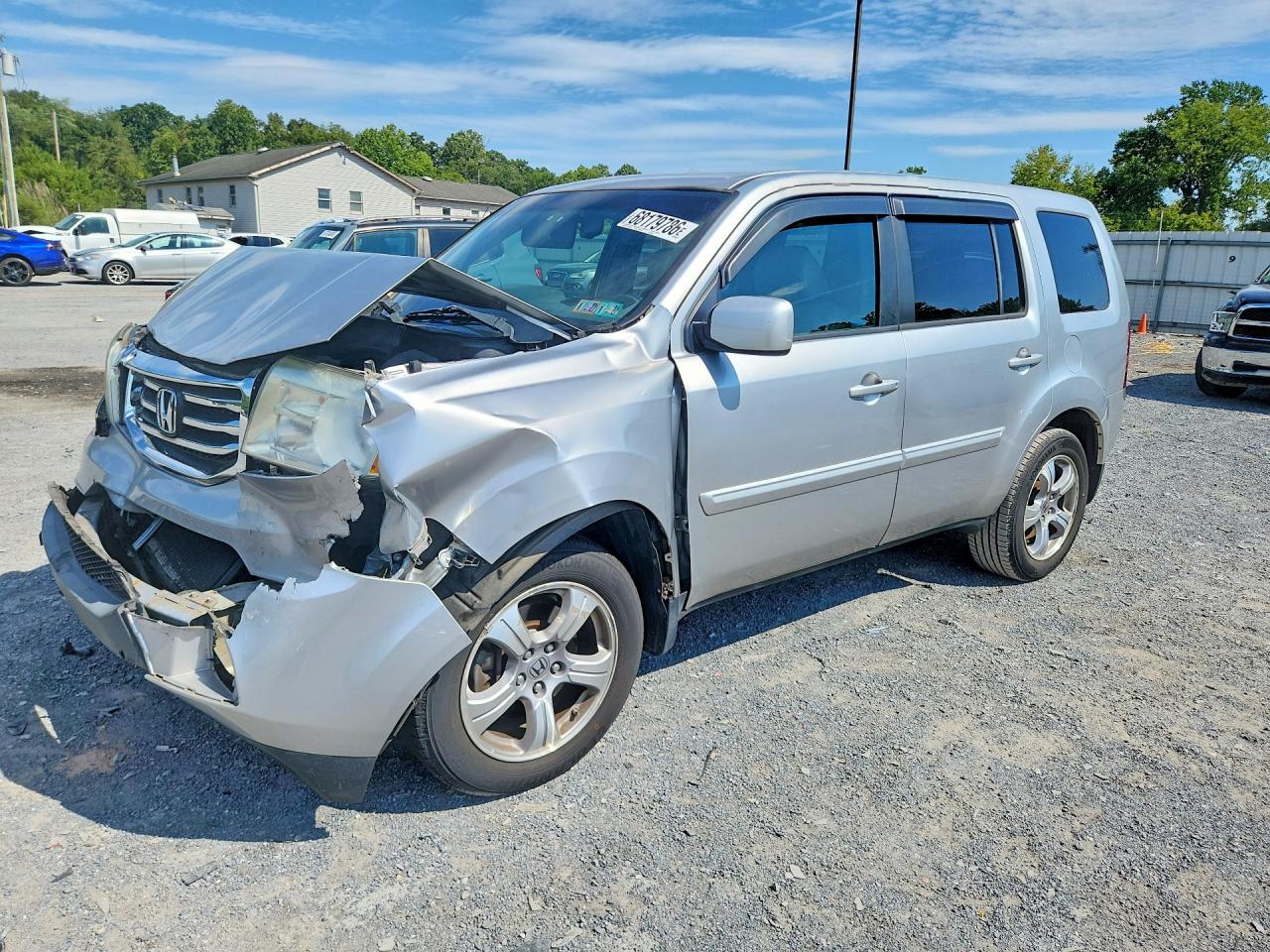 2013 HONDA PILOT EXL | 5FNYF4H54DB023037 | UPCARS