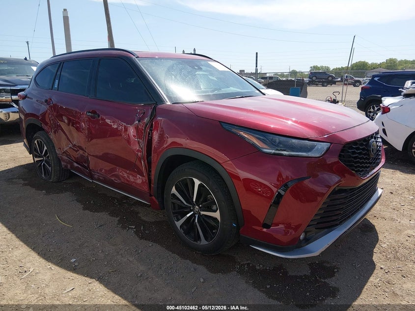 2022 TOYOTA HIGHLANDER XSE | 5TDJZRBH6NS185371 | UPCARS