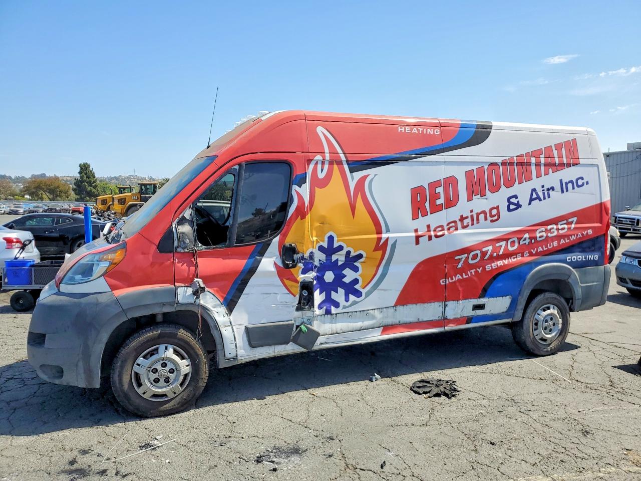 2014 RAM PROMASTER 2500 HIGH | 3C6TRVDD2EE130073 | UPCARS