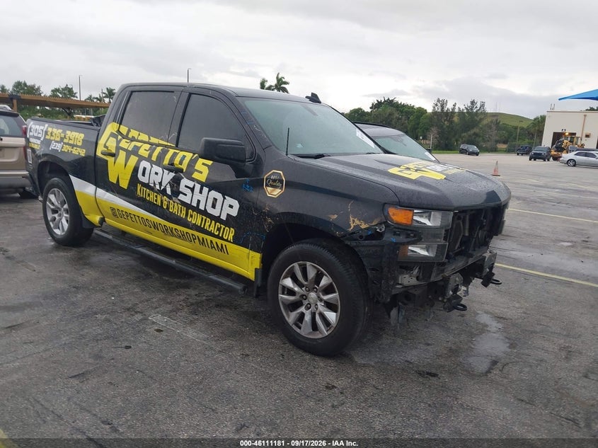 2020 CHEVROLET SILVERADO 1500 2WD  SHORT BED CUSTOM | 3GCPWBEH0LG113941 | UPCARS
