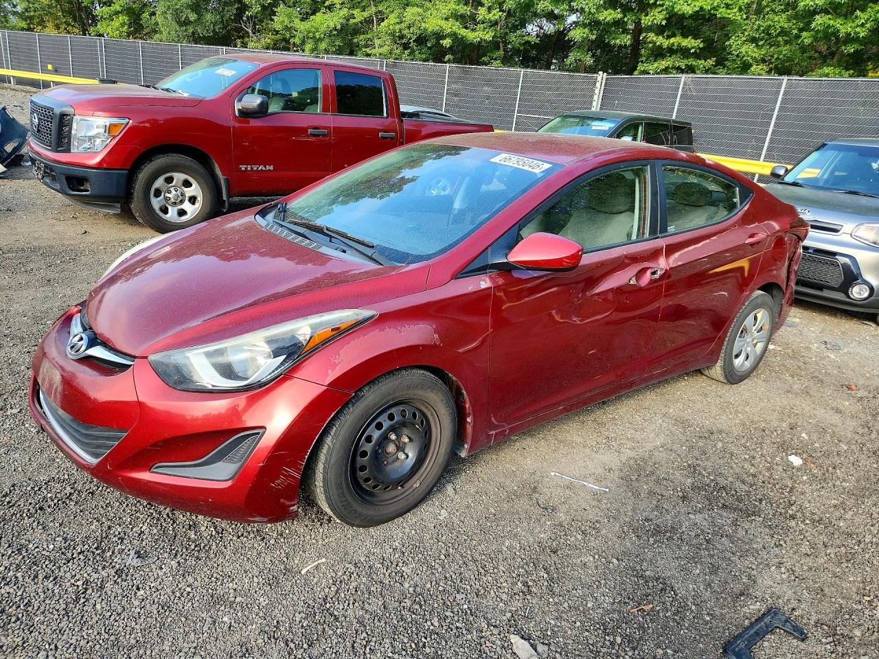 2016 HYUNDAI ELANTRA SE | 5NPDH4AE0GH734730 | UPCARS