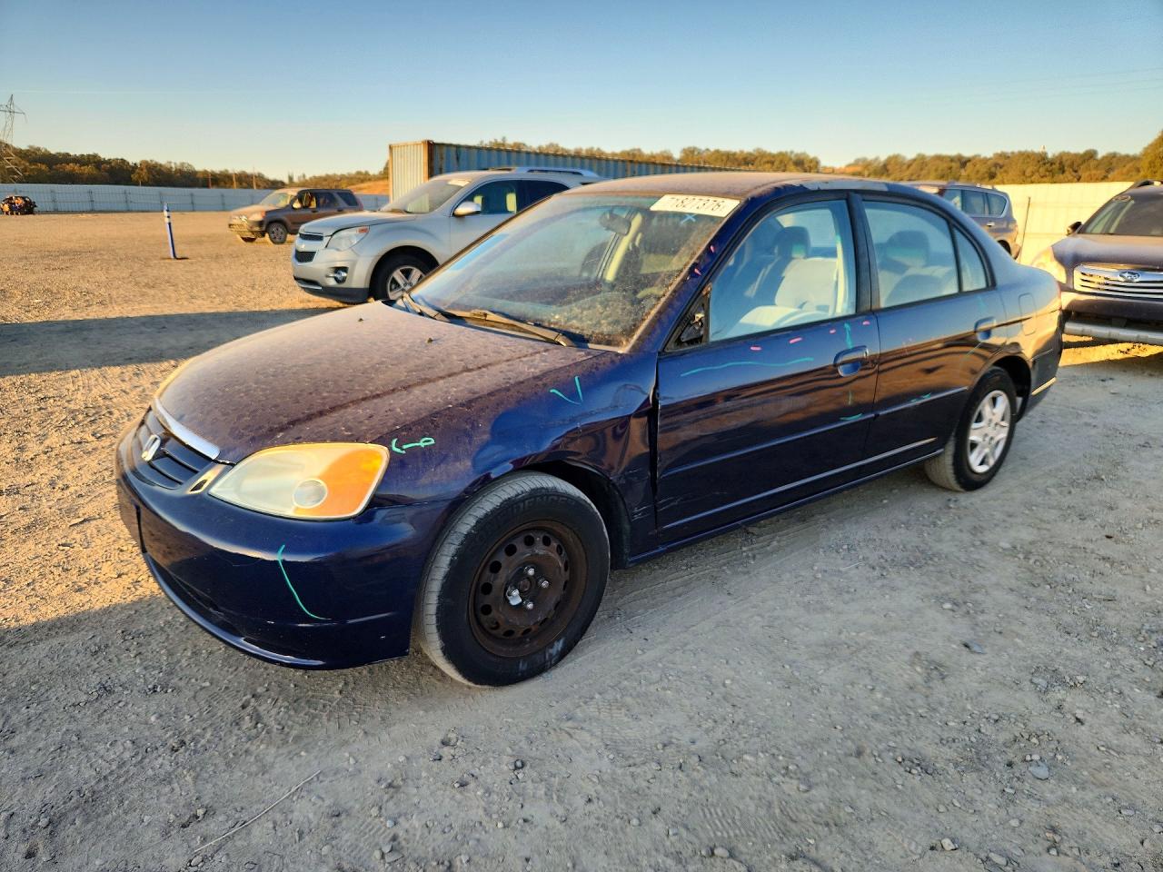 2003 HONDA CIVIC LX | 2HGES16543H593811 | UPCARS